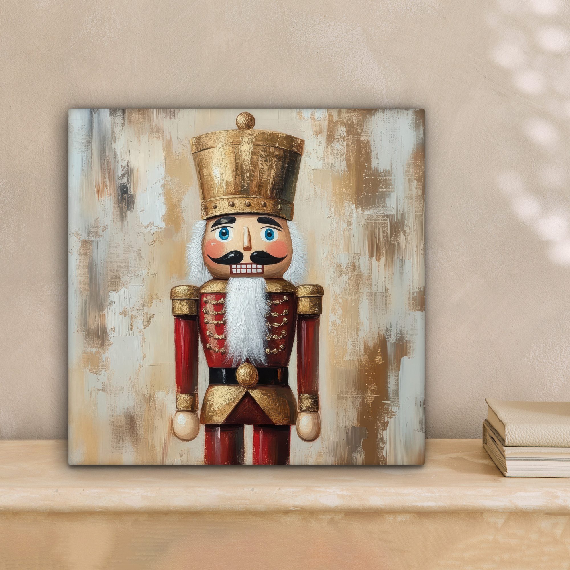 OneMillionCanvasses® Leinwandbild Weihnachten - Puppe - Abstrakt, Fotodruck günstig online kaufen