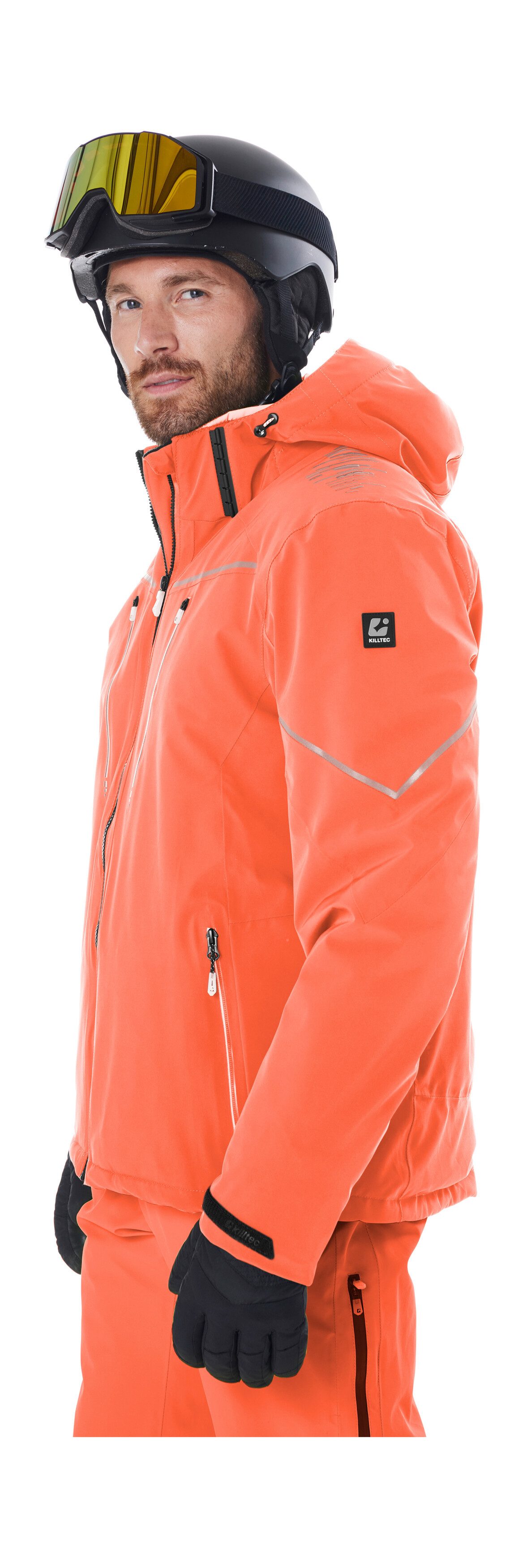 Killtec Skijacke KSW 50 MN SKI JCKT Herren Skijacke: wasserdicht, atmungsaktiv, 4-Wege-Stretch, Schneefang