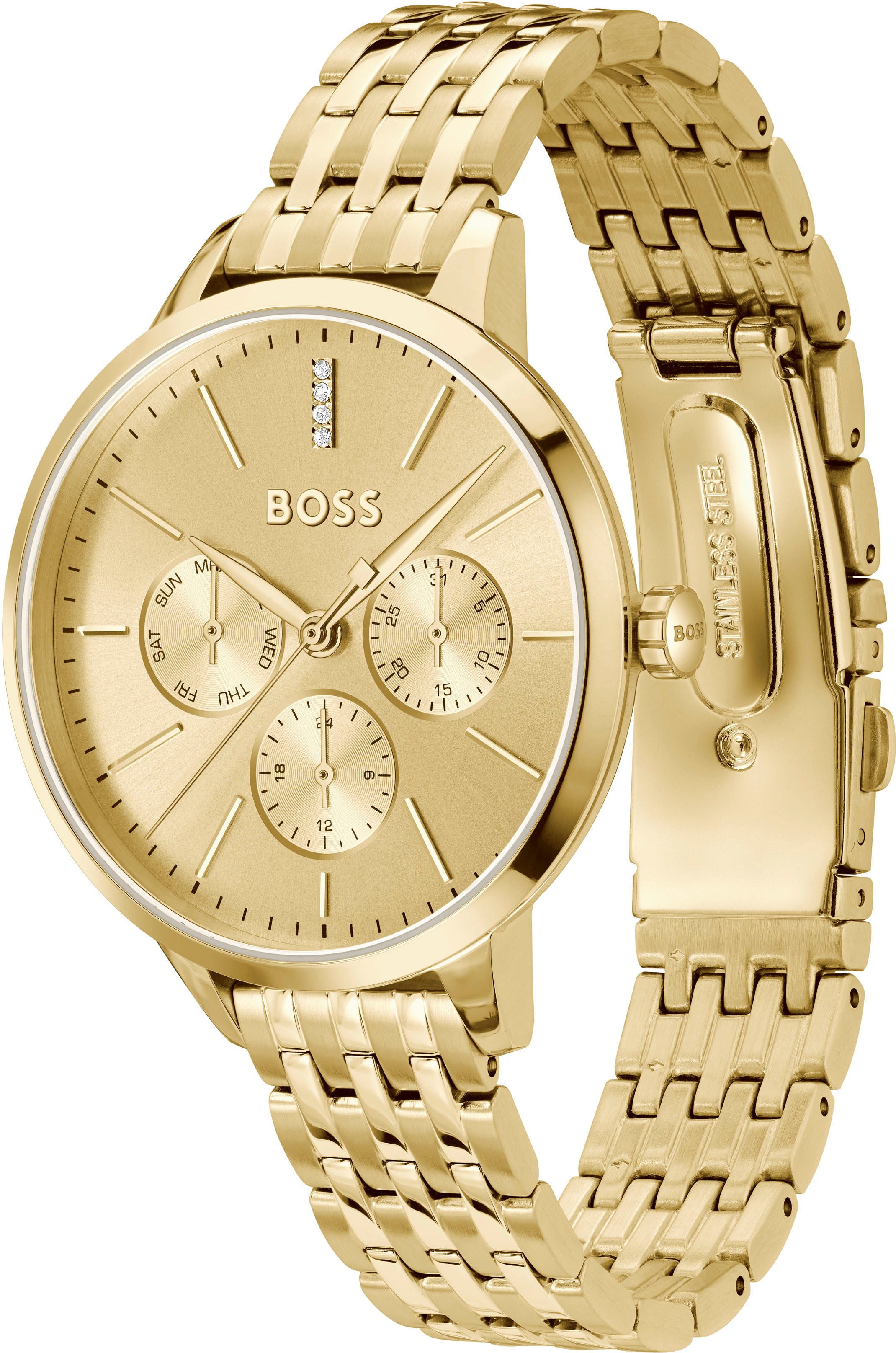 BOSS Multifunktionsuhr SYMPHONY 1502782, Quarzuhr, Armbanduhr, günstig online kaufen