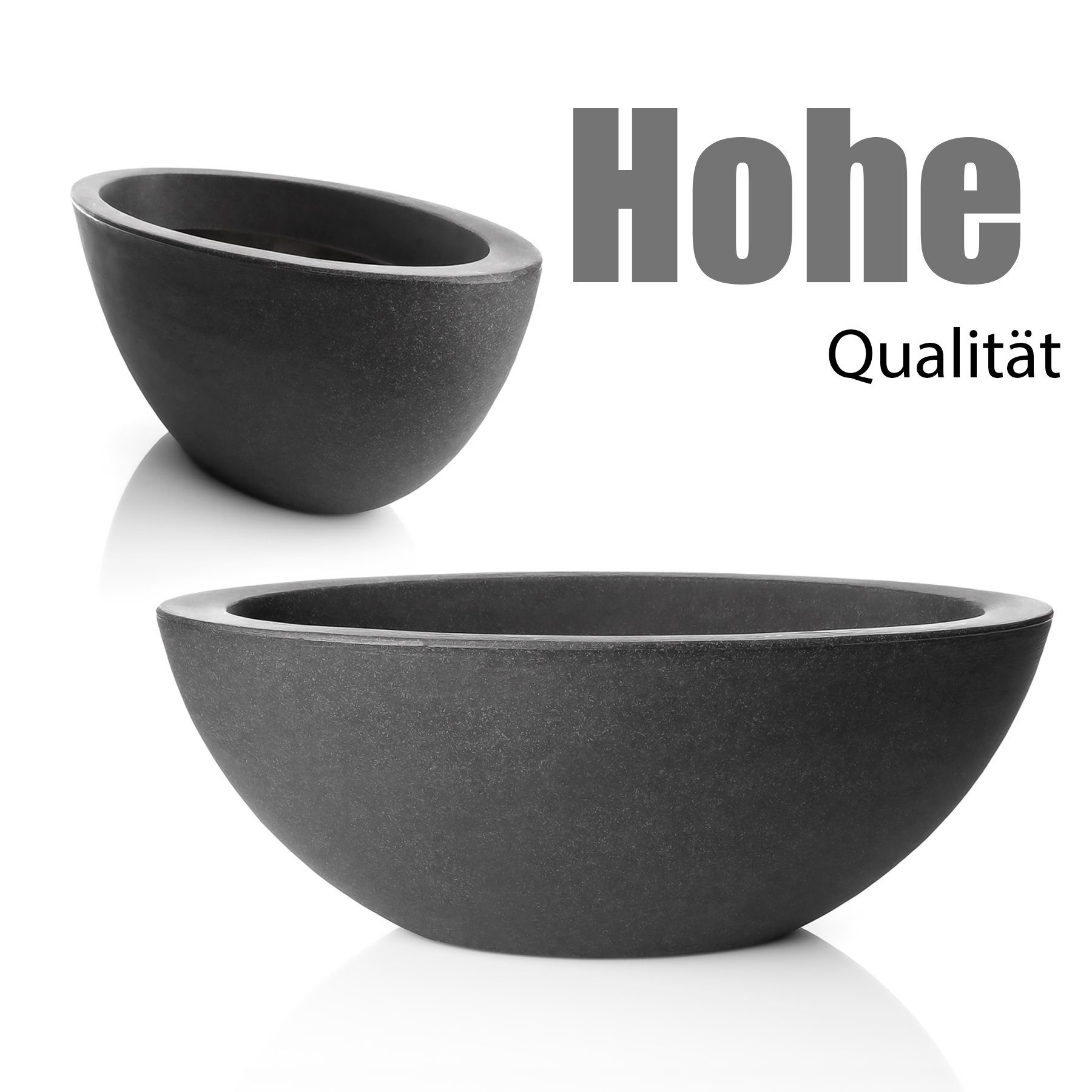 BigDean Pflanzschale ovale Wasserschale - 51x23,5x20 günstig online kaufen