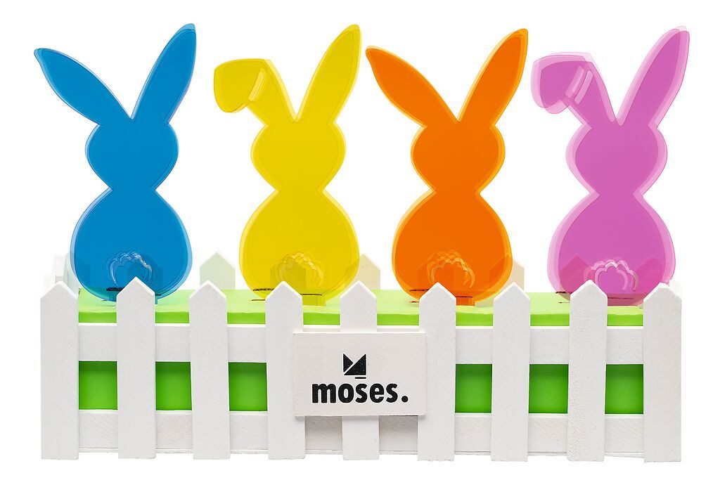 moses Osterfigur Hasen-Stecker (versch. Designs)