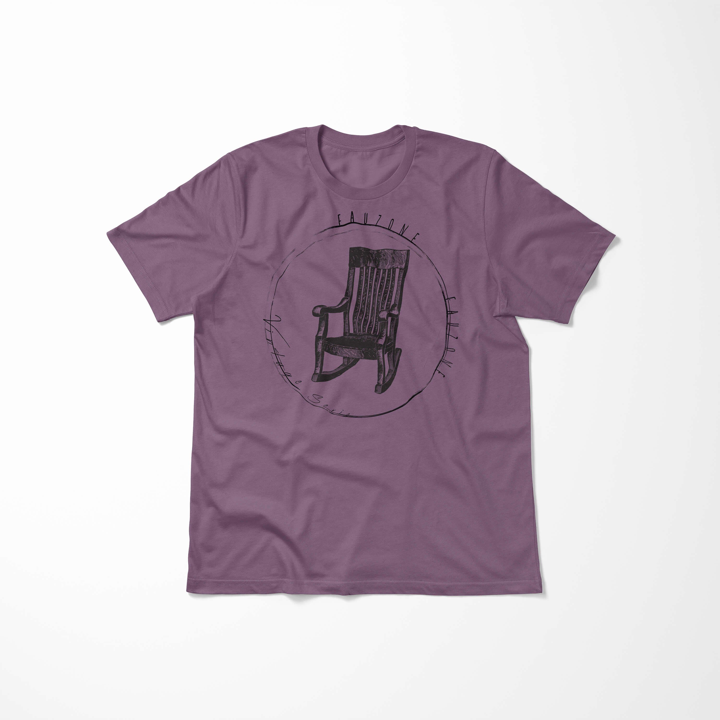 Herren Sinus Vintage Schaukelstuhl T-Shirt Shiraz T-Shirt Art