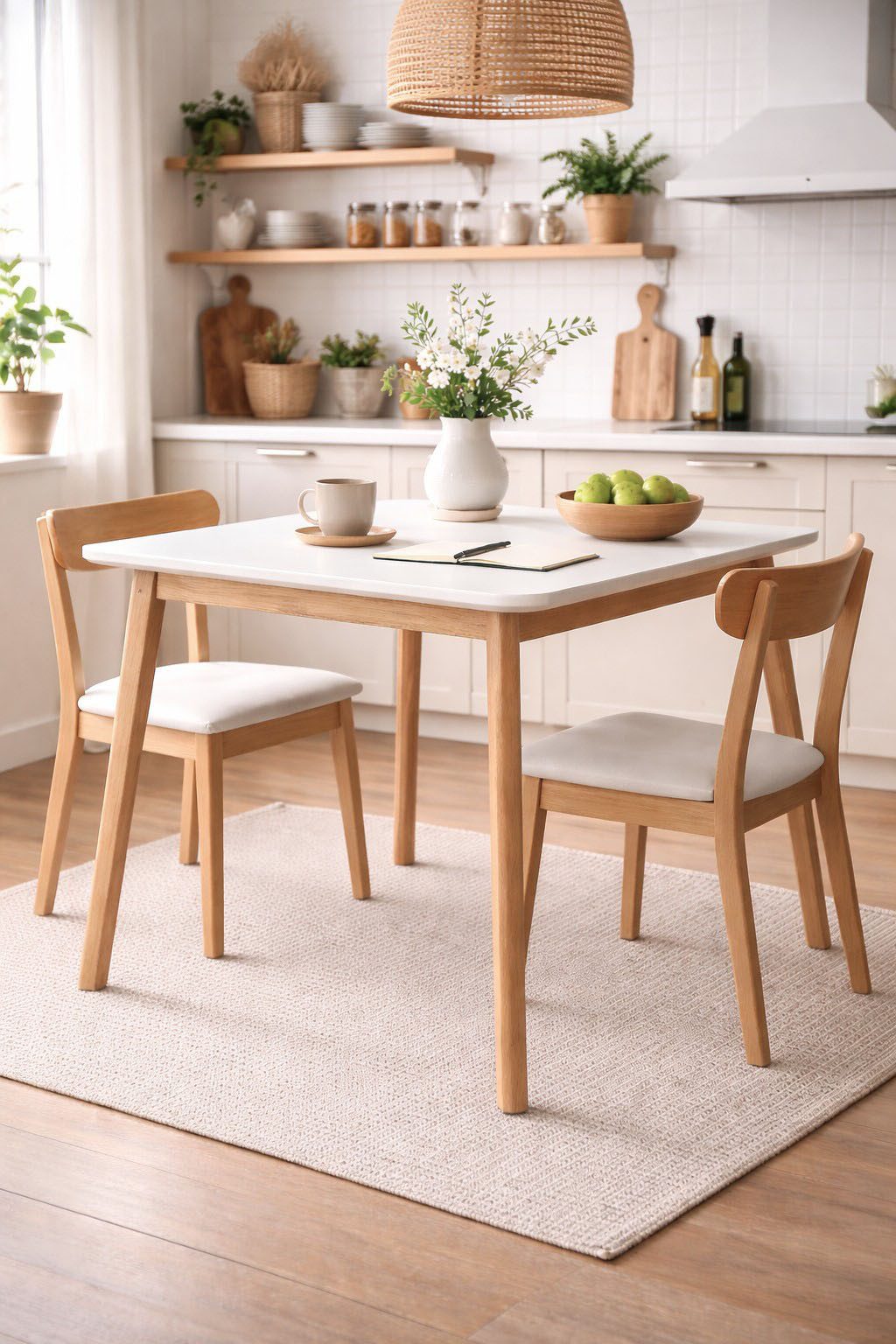 Hammel Furniture Esstisch Esstisch Basic– ausziehbar, dänisches Design, mit Einlegeplatten, Skandinavisches Design - Melamin/Massivholz - stabil und langlebig