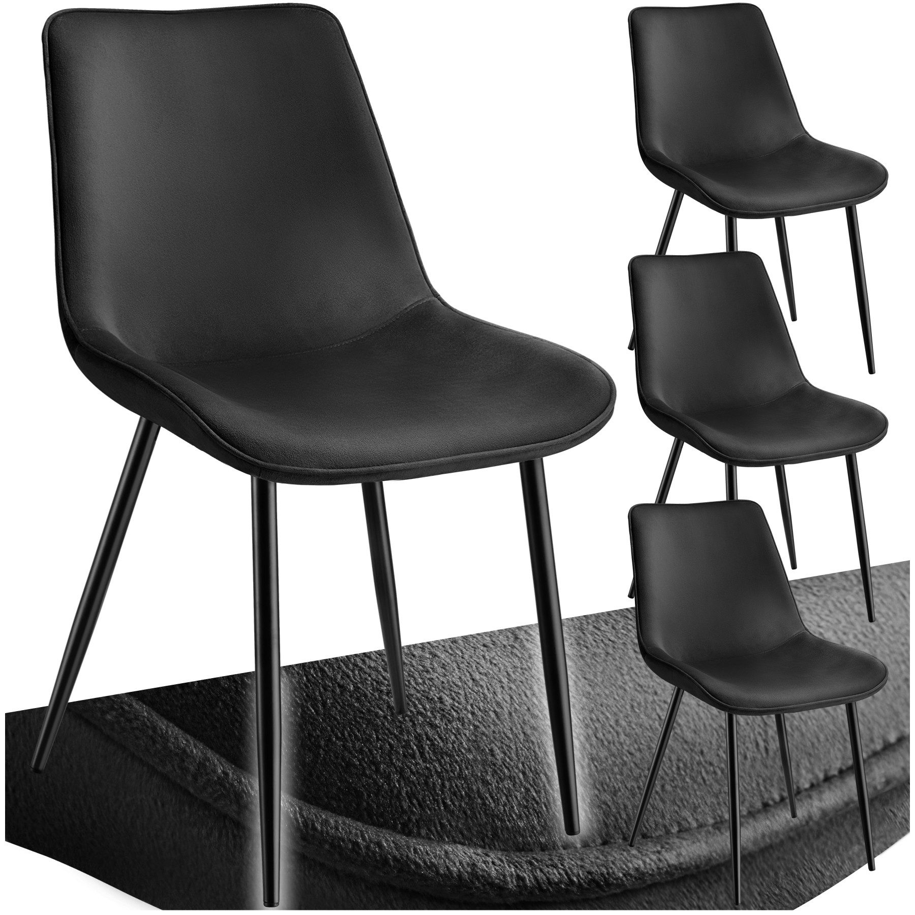 tectake Esszimmerstuhl Set Stuhl (Set, 4 günstig online kaufen
