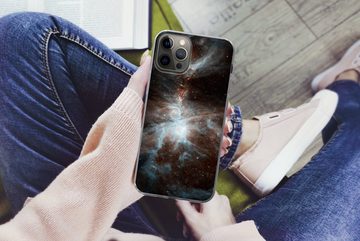 MuchoWow Handyhülle Galaxie - Planet - Sterne, Handyhülle Apple iPhone 12 Pro, Smartphone-Bumper, Print, Handy