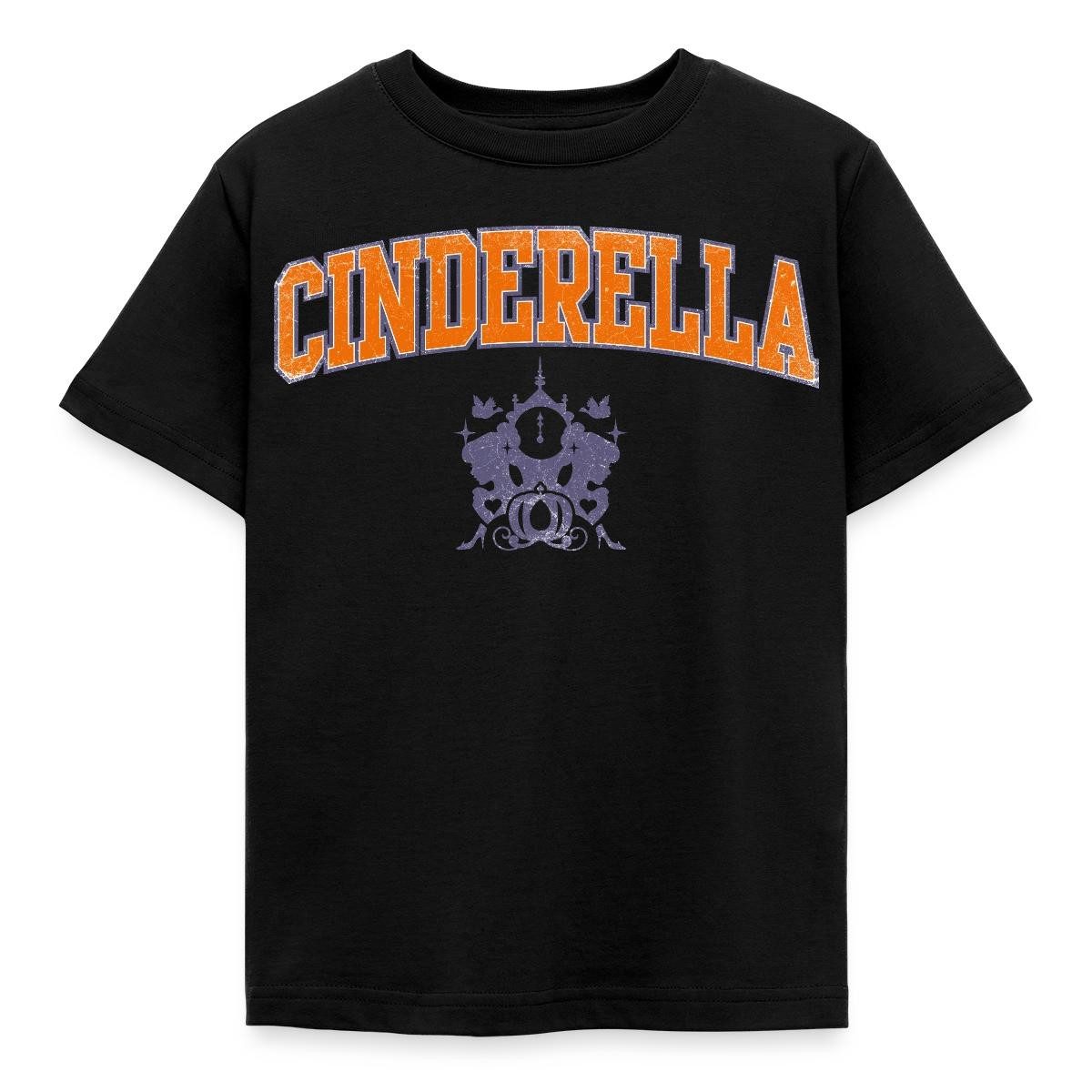 Spreadshirt T-Shirt Cinderella Schriftzug Mit Emblem Kinder T-Shirt (1-tlg) Fällt klein aus. Wir empfehlen, eine Größe größer zu bestellen.