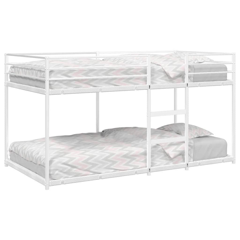 vidaXL Bett Etagenbett ohne Matratze Weiß günstig online kaufen