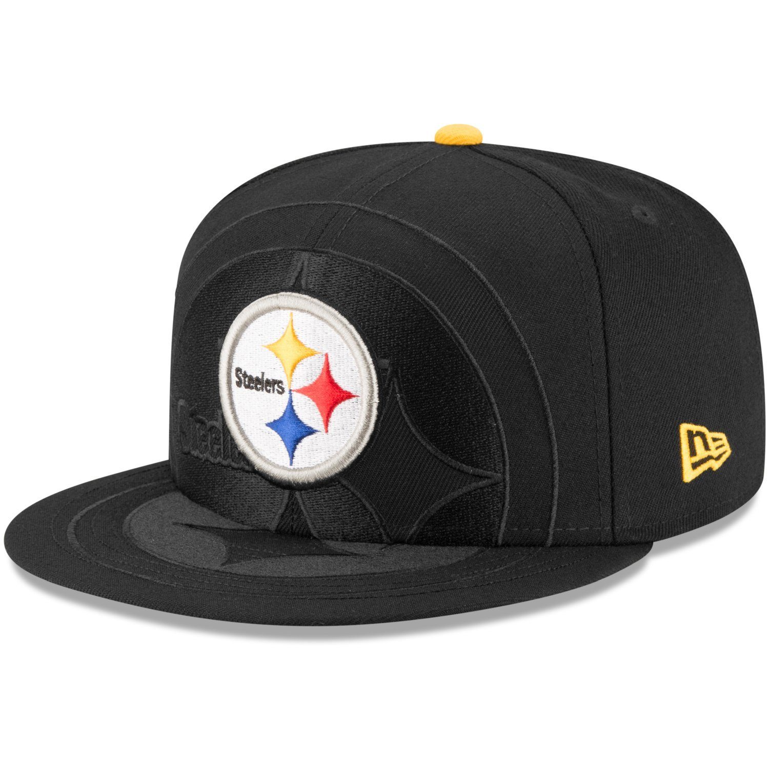 New Era Fitted Cap 59Fifty SPILL Logo NFL Teams Pittsburgh Steelers