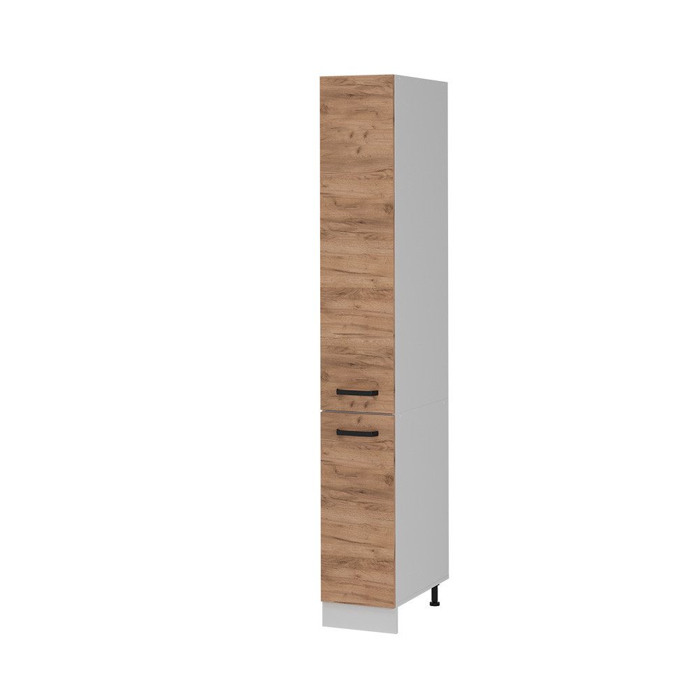Vicco Hochschrank R-Line, Goldkraft Eiche/Weiß, 30 günstig online kaufen