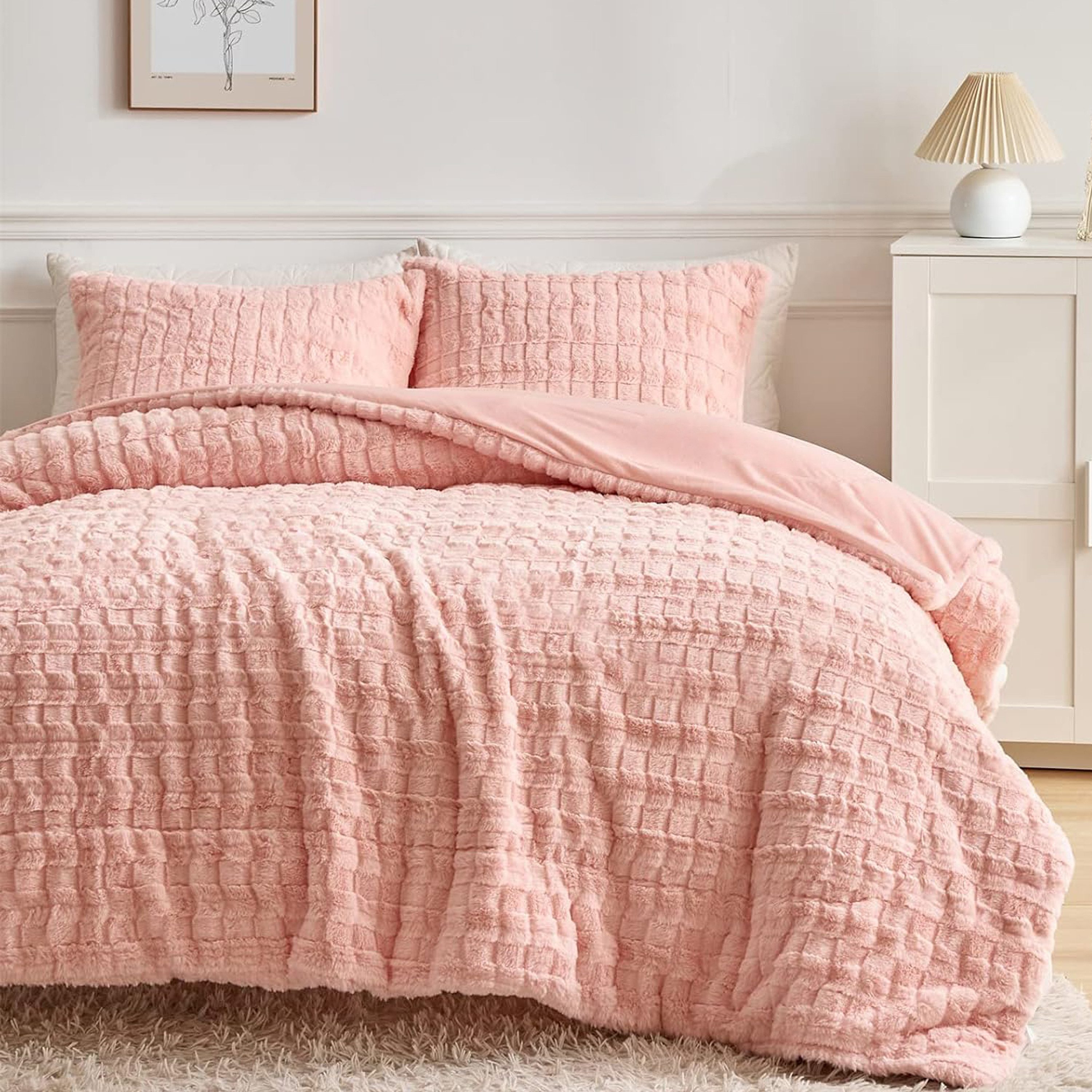 wohnTRAUM24 Bettwäsche Winter Plüsch Bettwäsche,135x200cm,200x200cm,Flausch günstig online kaufen