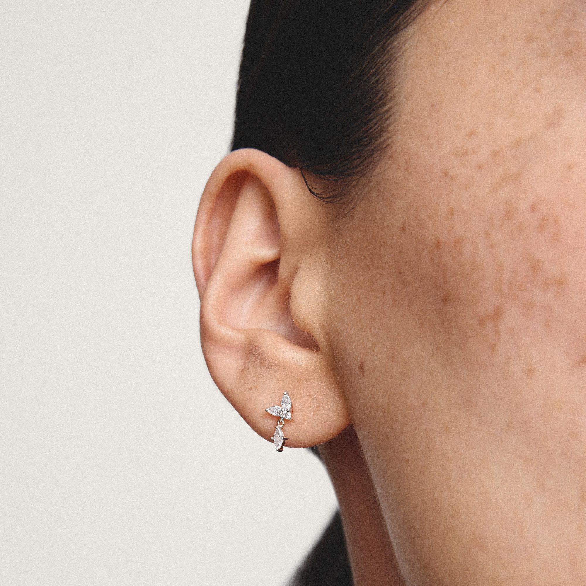 THOMAS SABO Paar Ohrstecker mit Zirkonia, mit Zirkonia (synth)