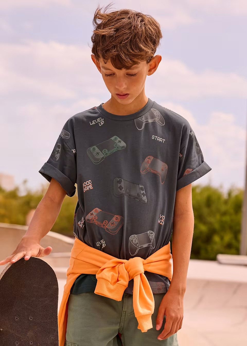 Mayoral T-Shirt Mayoral Teenager Jungen T-Shirt gemustert (6038-38)