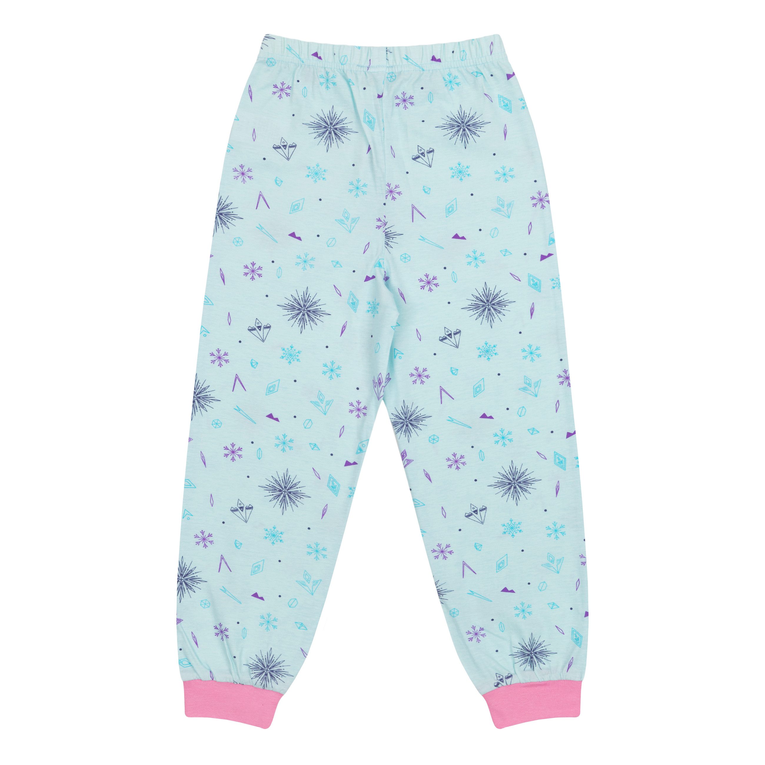 Disney Pyjama Eiskönigin 2 Schlafanzug langarm Pyjama mit Anna und Elsa