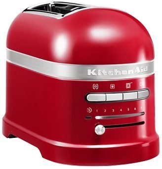 KitchenAid Toaster Artisan 5KMT2204EER EMPIRE ROT, 2 kurze Schlitze, für 2 Scheiben, 1250 W, mit Sandwichzange