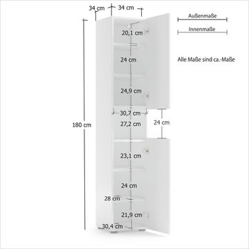 INOSIGN Hochschrank Mister Breite 34 cm