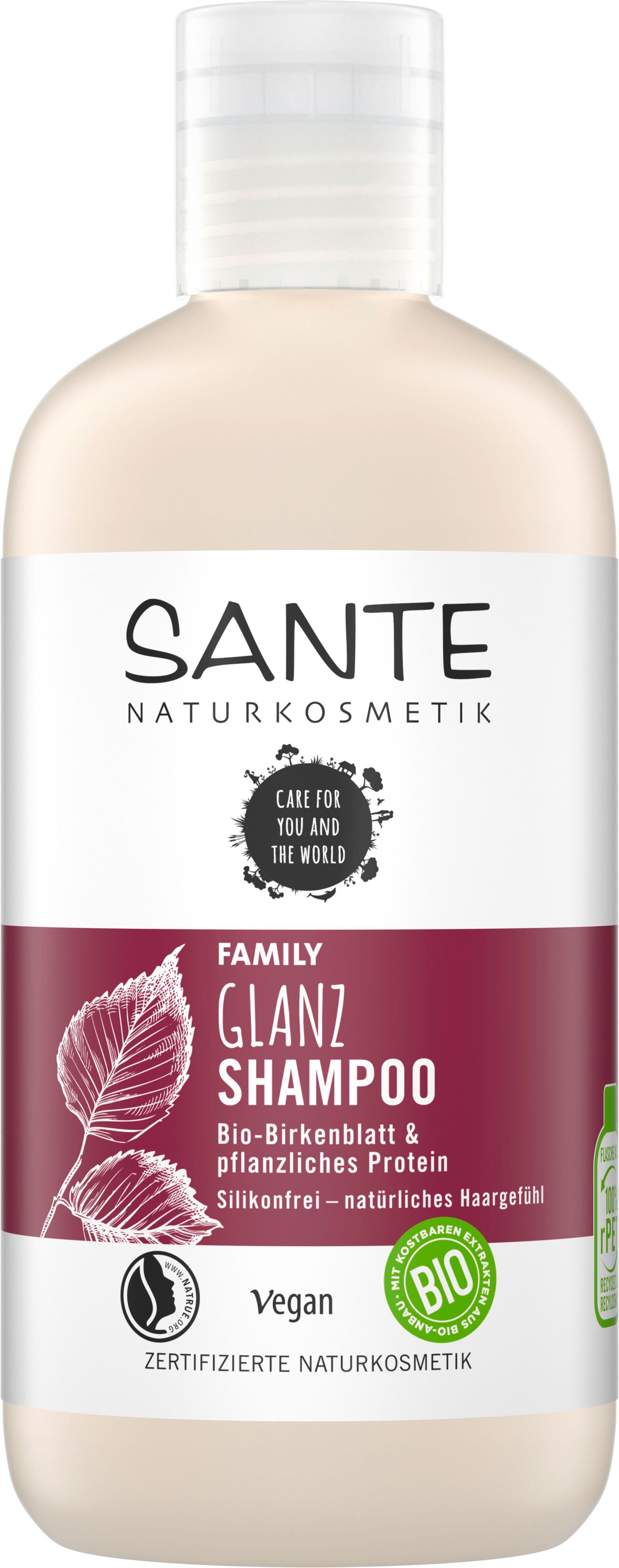 Beliebtes TOP FAMILY Haarshampoo SANTE Glanz Shampoo