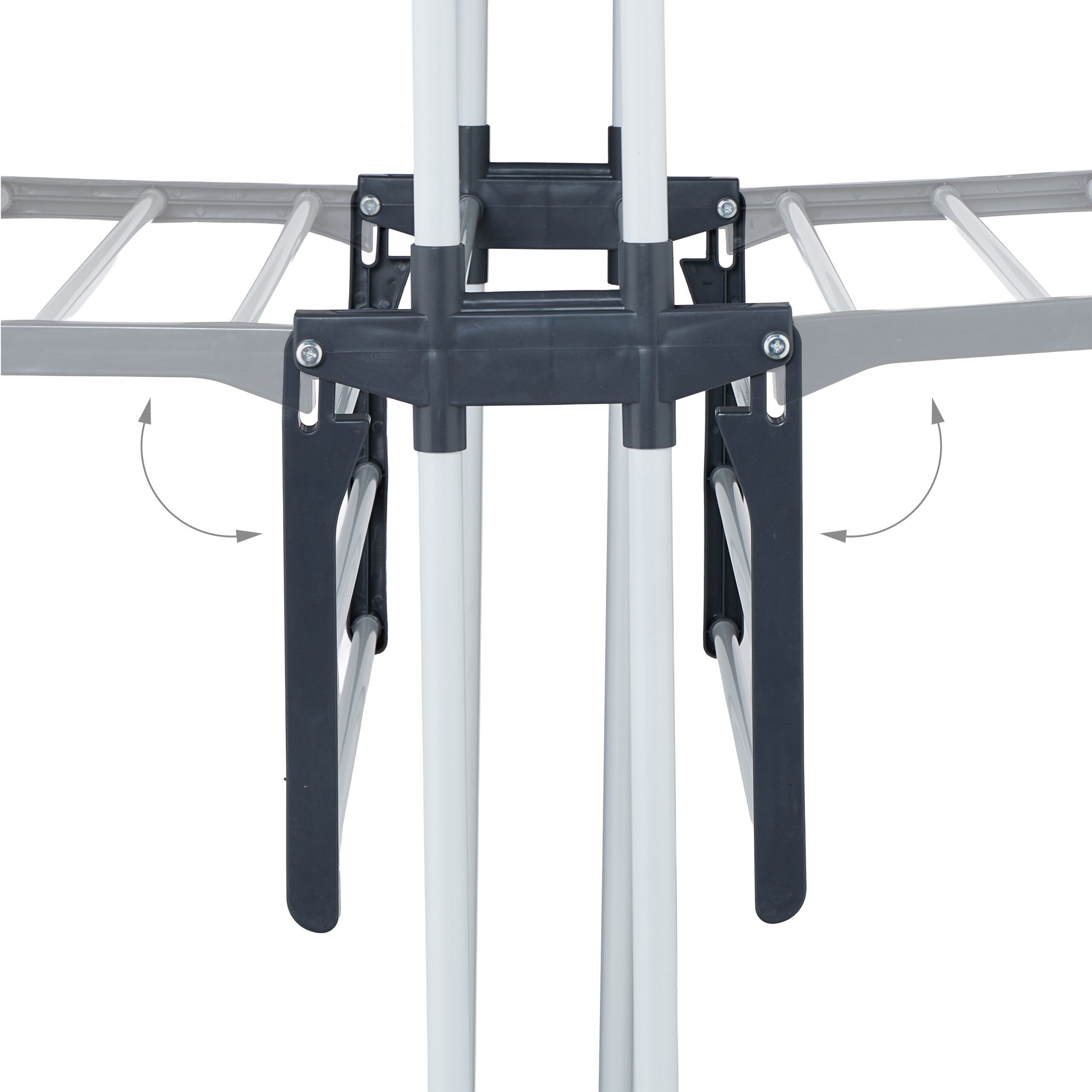 relaxdays Turm-Wäscheständer rollbar