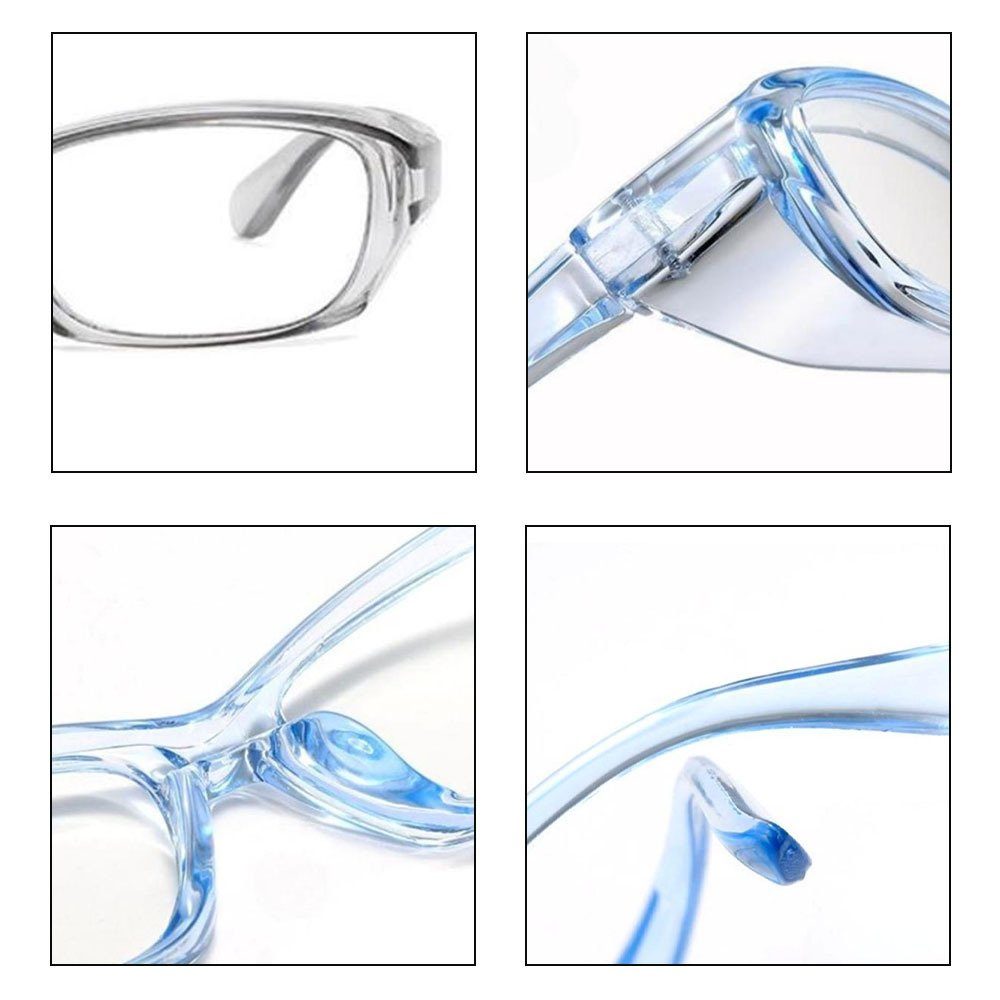 Brille transparent blue Außenbereich, Bequeme, Den Brille Anti-Beschlag-Schutzbrille Für Blusmart