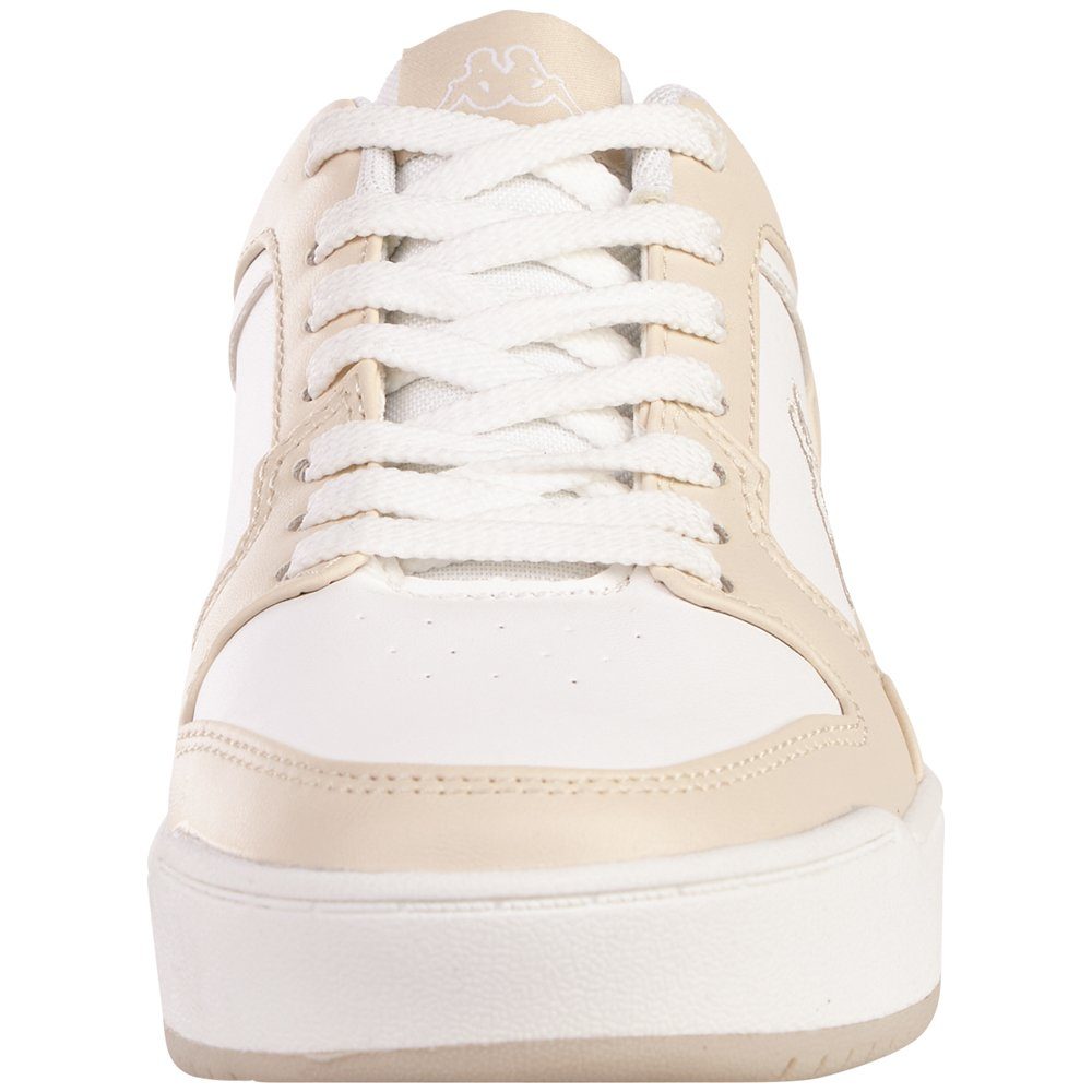 angesagter mit Kappa offwhite-white Sneaker Plateausohle