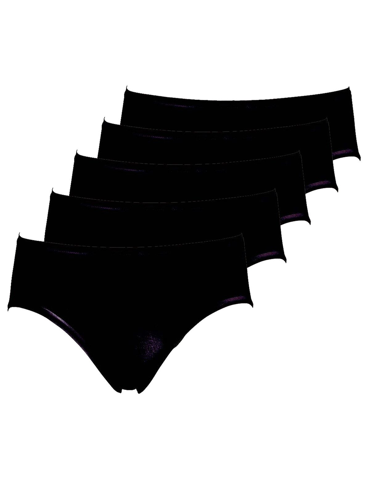 Hüftslip 5er Pack Damen Hüftslip Baumwolle-Elasthan