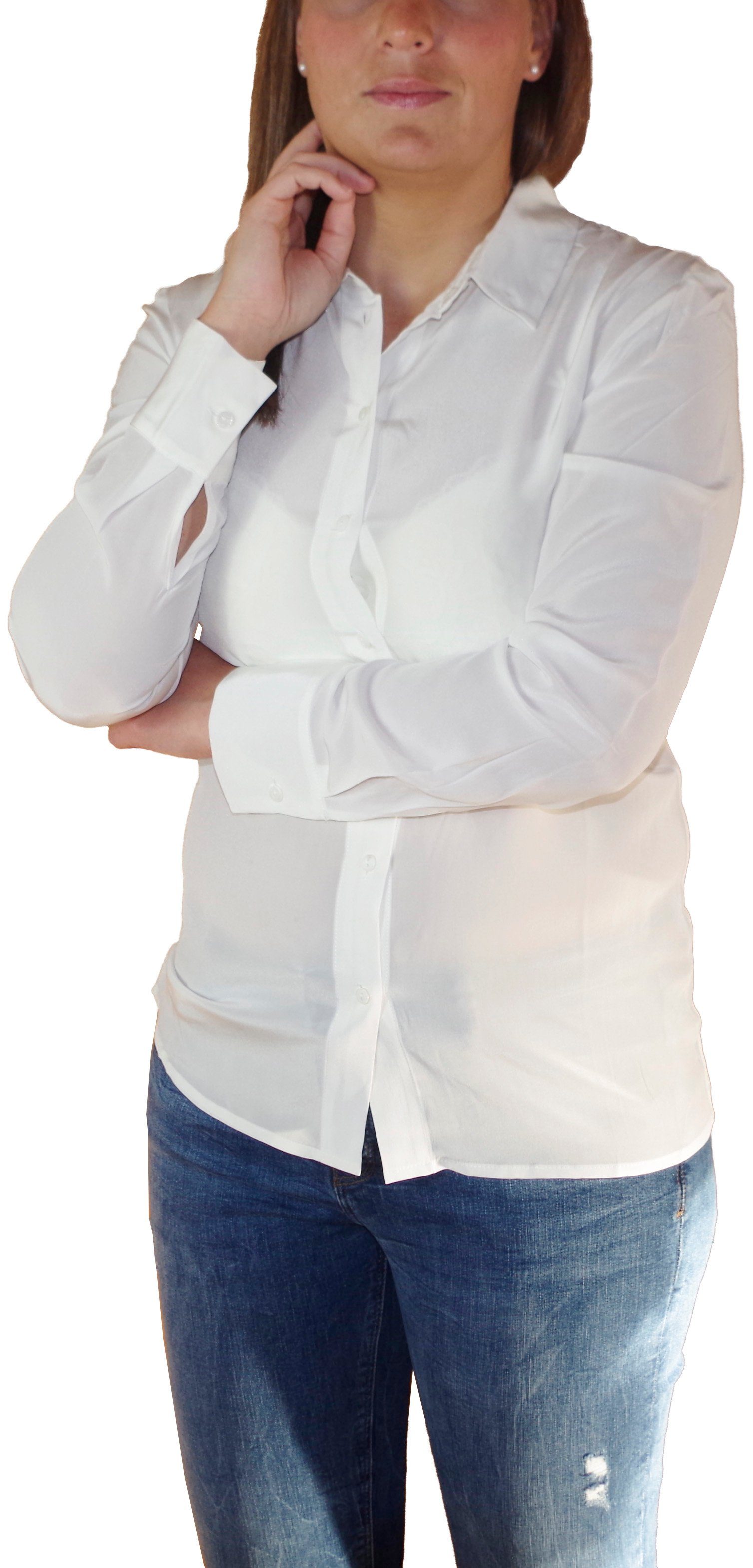 Posh Gear Seidenbluse Damen Seidenbluse Collettoseta günstig online kaufen