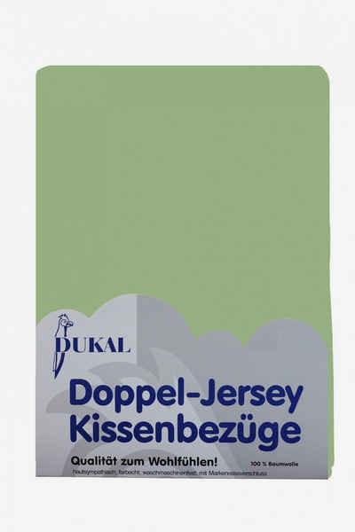 Kissenbezüge »aus hochwertigem Doppel-Jersey, 100% Baumwolle«, DUKAL (1 Stück), 40x40 cm, aus hochwertigem Doppel-Jersey, 100% Baumwolle, mit Reißverschluss, Made in Germany