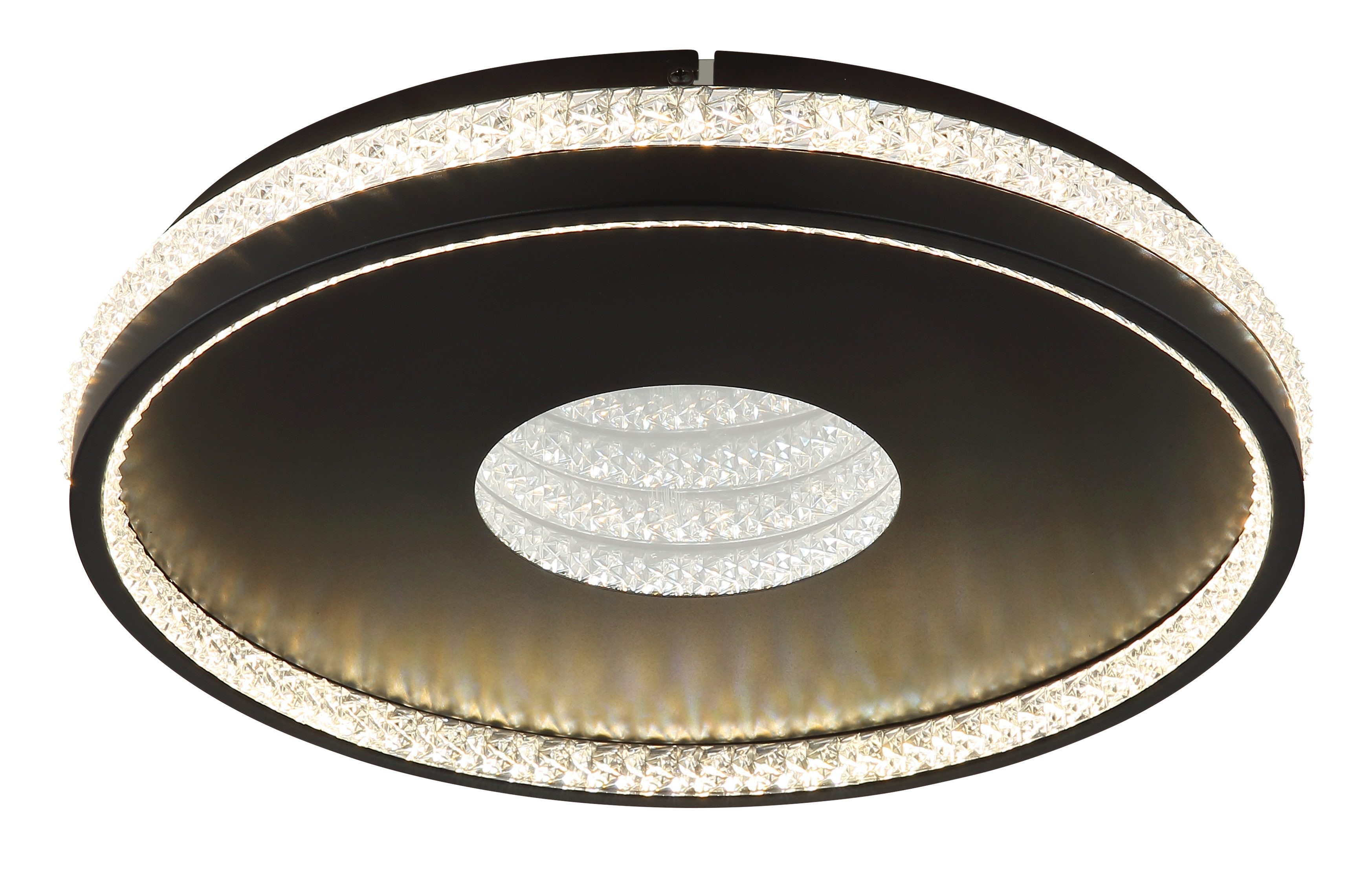 GLOBO LIGHTING Deckenleuchte SHIRLEY, LED fest integriert, Deckenleuchte, Kristalle 3D, dimmbar, Memory, LED