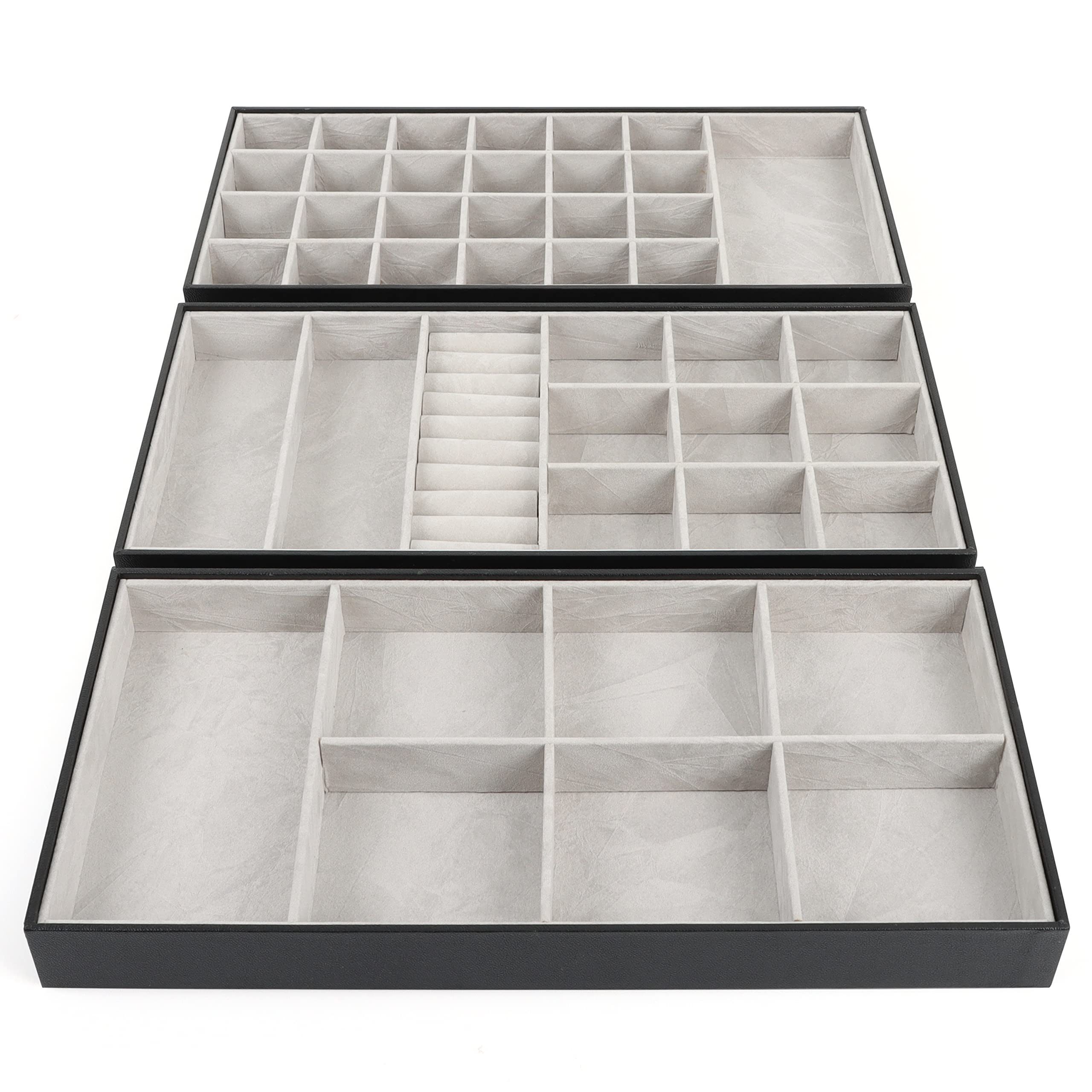 Belle Vous Schmuckständer Schwarzer Kunstleder Kosmetikorganizer - Schmucka günstig online kaufen