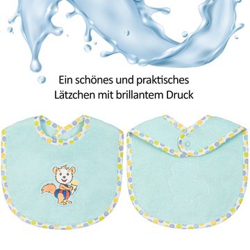 Smithy Lätzchen Babylatz mit Bobo Siebenschläfer, (1-St), made in Europe