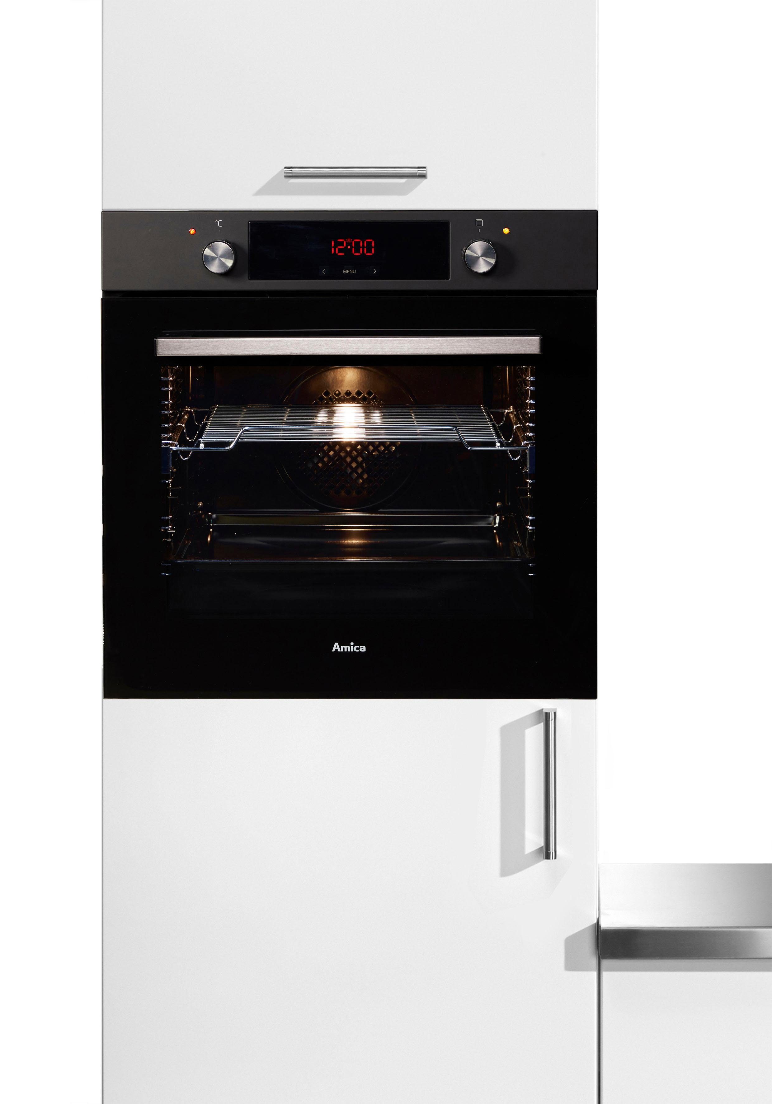 Amica Einbaubackofen EBX 943 610 SM, mit 1-fach-Teleskopauszug, Simple Steam