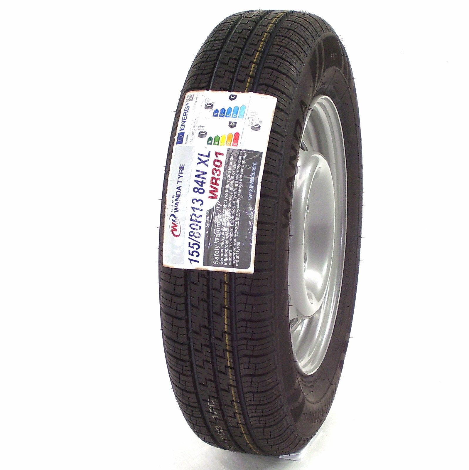 Apex Anhänger Komplettrad Anhängerrad 155/80R13 84N 100x4 Anhänger Reifen TB129, 1-tlg.