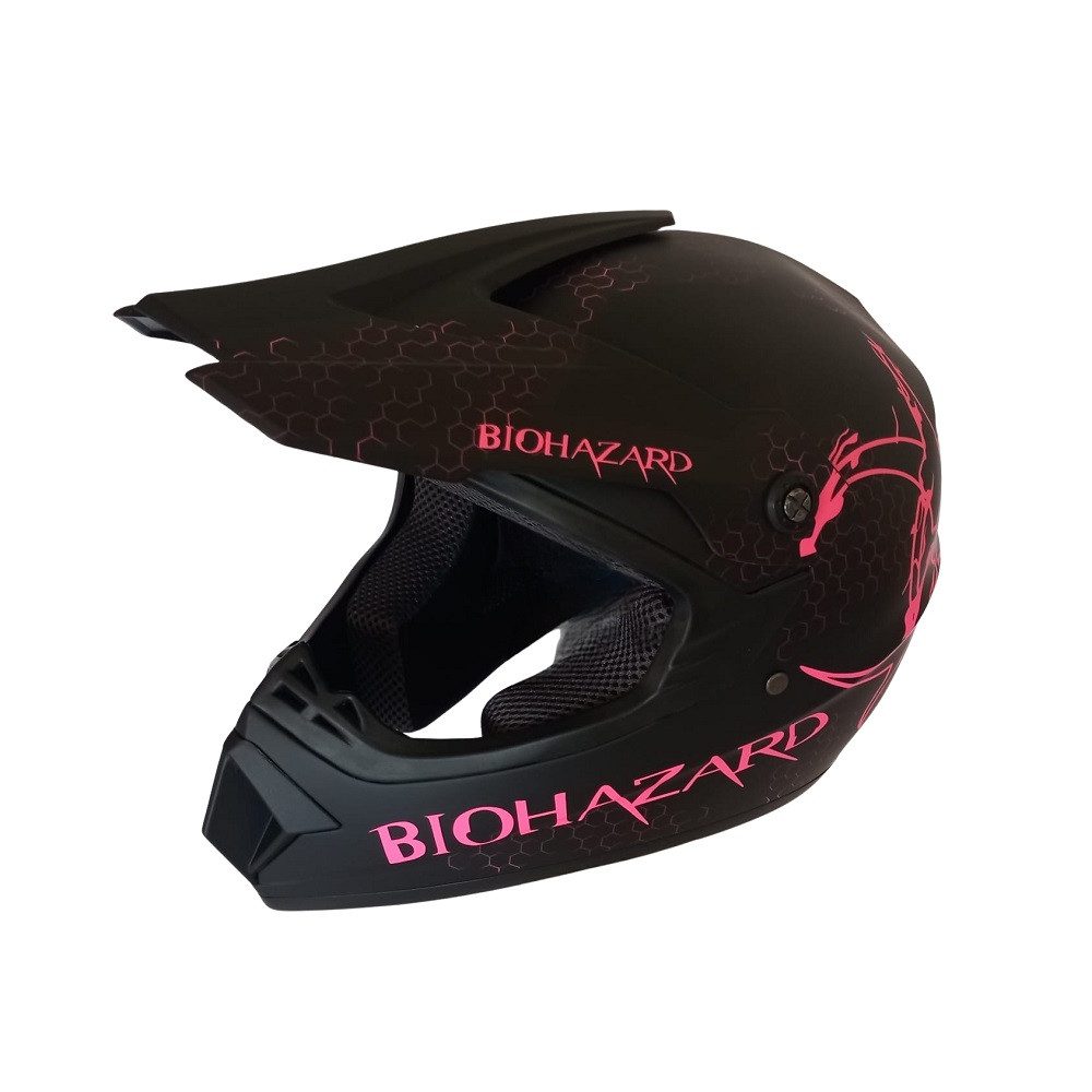 FunSport-Factory Motocrosshelm BioHazard Kinder Crosshelm Motocross Helm Kinder Motorradhelm Offroad