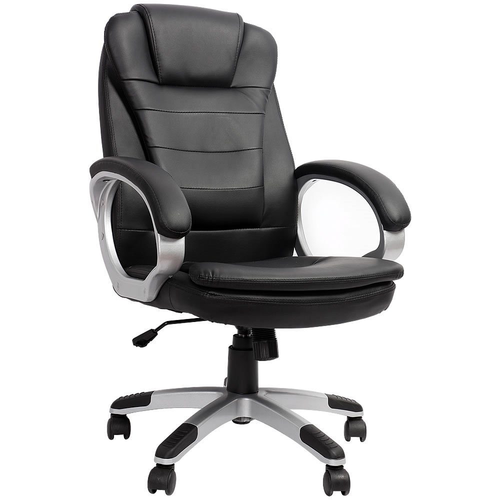 Feel2Home Schreibtischstuhl Schreibtischstuhl 120 KG Chefsessel Bürostuhl Office versch. Farben (Stück), Rückenlehne mit integrierter Kopfstütze