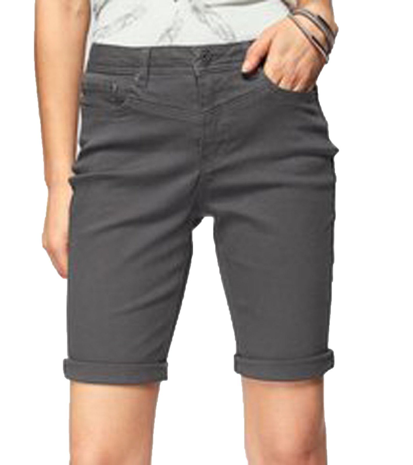 Boysen S Shorts Boysen S Shorts Lassige Kurze Hose Damen Bermuda Im Cargo Look Sommer Shorts Grau Online Kaufen Otto