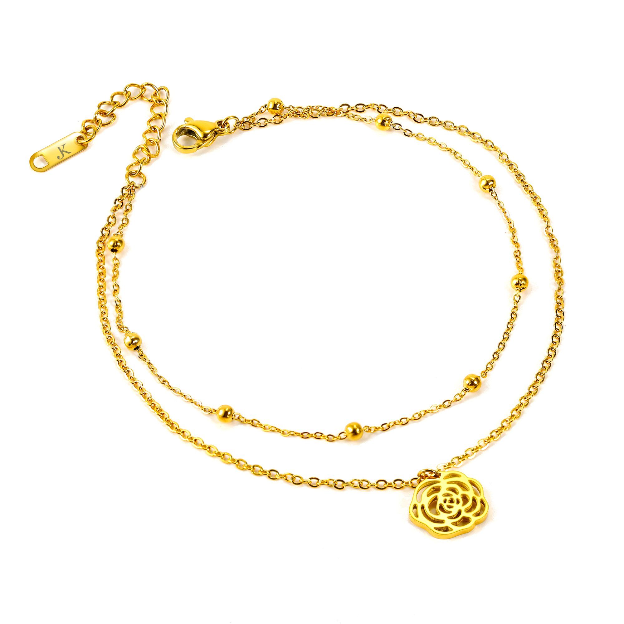Fußkette Rose Blüte