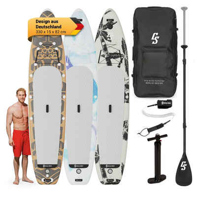 Capital Sports Inflatable SUP-Board Kipu Allrounder 330, Paddle Board, (Set), Stand Up Paddling Board Standup Paddle Board SUP Board Paddel Board