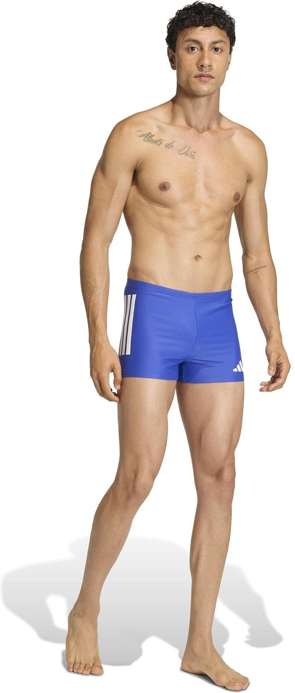 adidas Sportswear Badehose 3S BLD BOXER SELUBL/WHITE – Bild 4 von 5