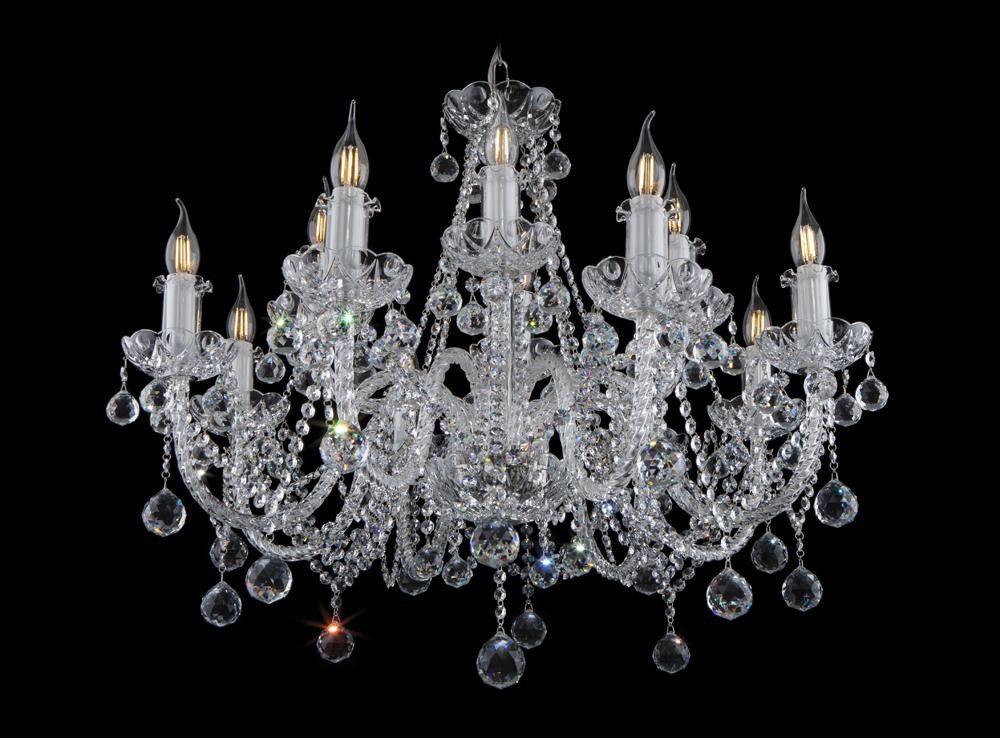 JVmoebel Kronleuchter Klassische Kristallleuchte im Bohemia-Stil, Warmweiß, Made in Europa