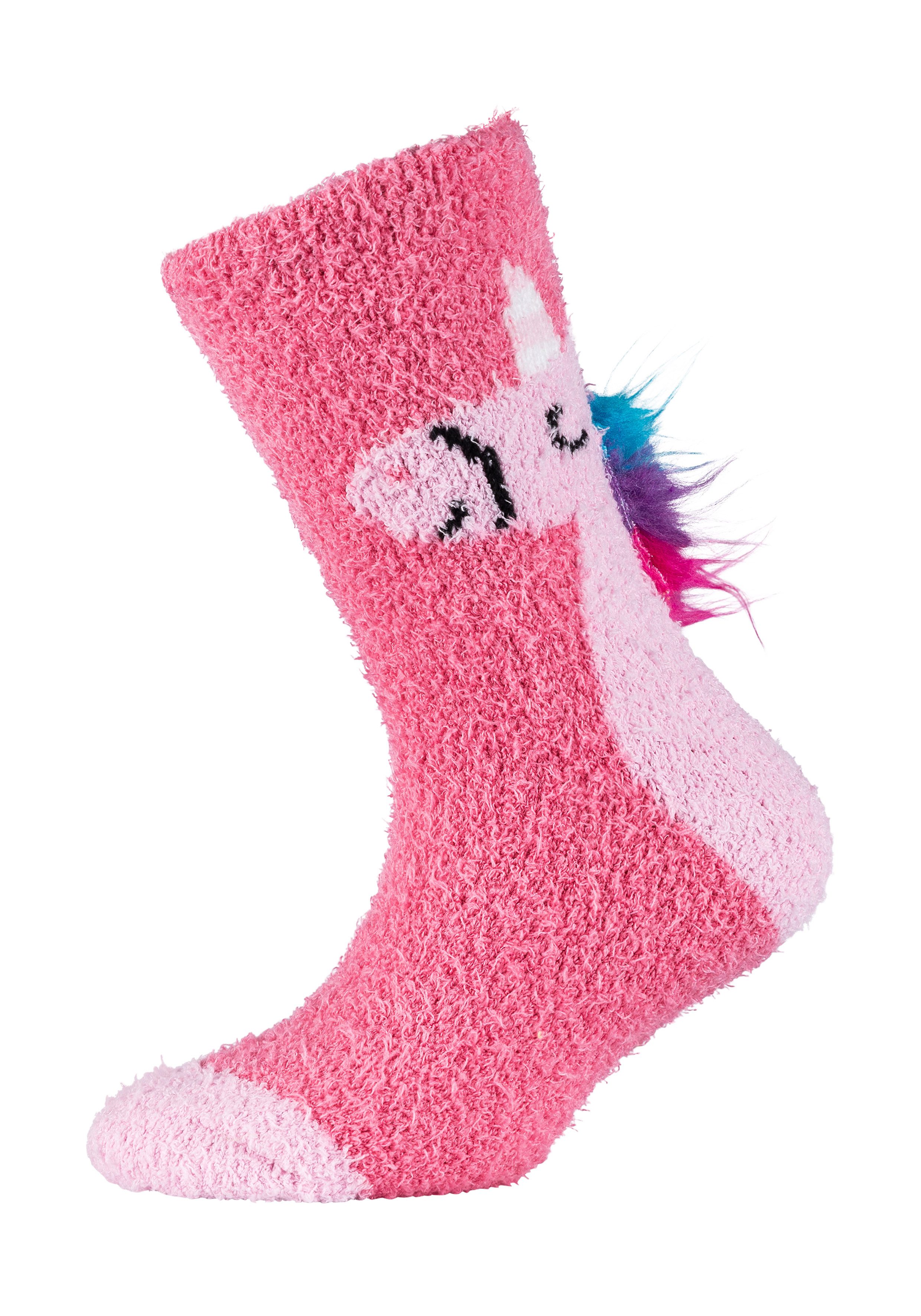 Camano Socken COSY FANCY APPLICATION SOCKS (4-Paar) mit elastischem Bund – Bild 4 von 5