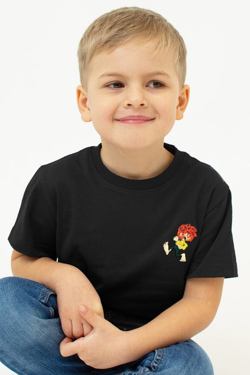 Bavarian Caps Trachtenhemd Shirt Kind Unisex - PUMUCKL GRANTIG II - schwarz