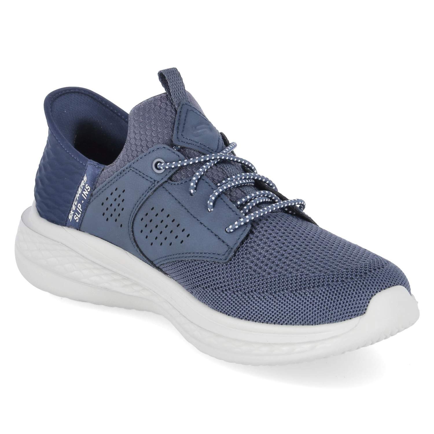 Skechers Skechers Slipper 210889 NVY Herren Textil & Synthetik blue Schnürschuh – Bild 5 von 5
