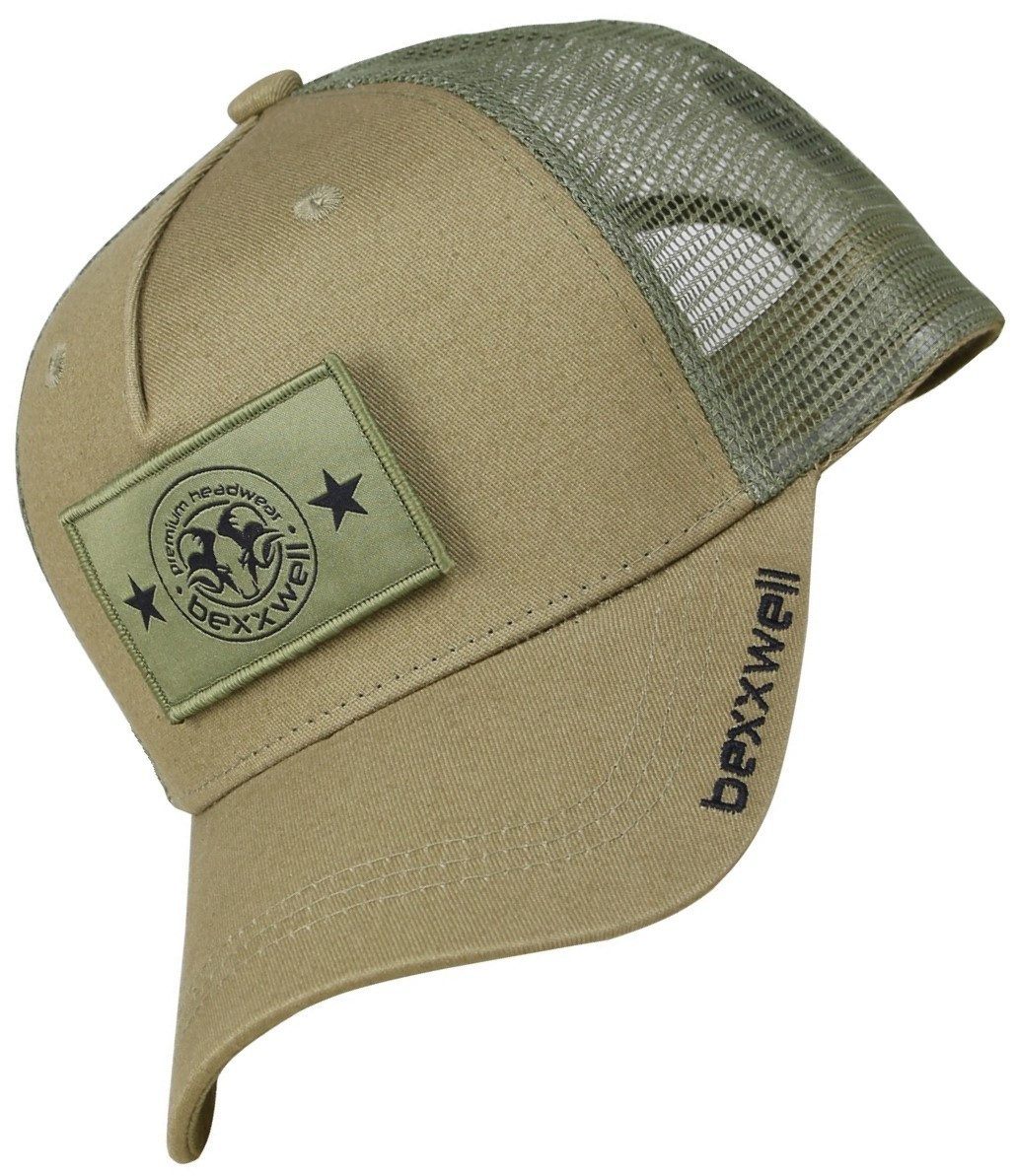 Bexxwell Trucker Cap mit Klett-Patch (optimale Passform, Unisex)