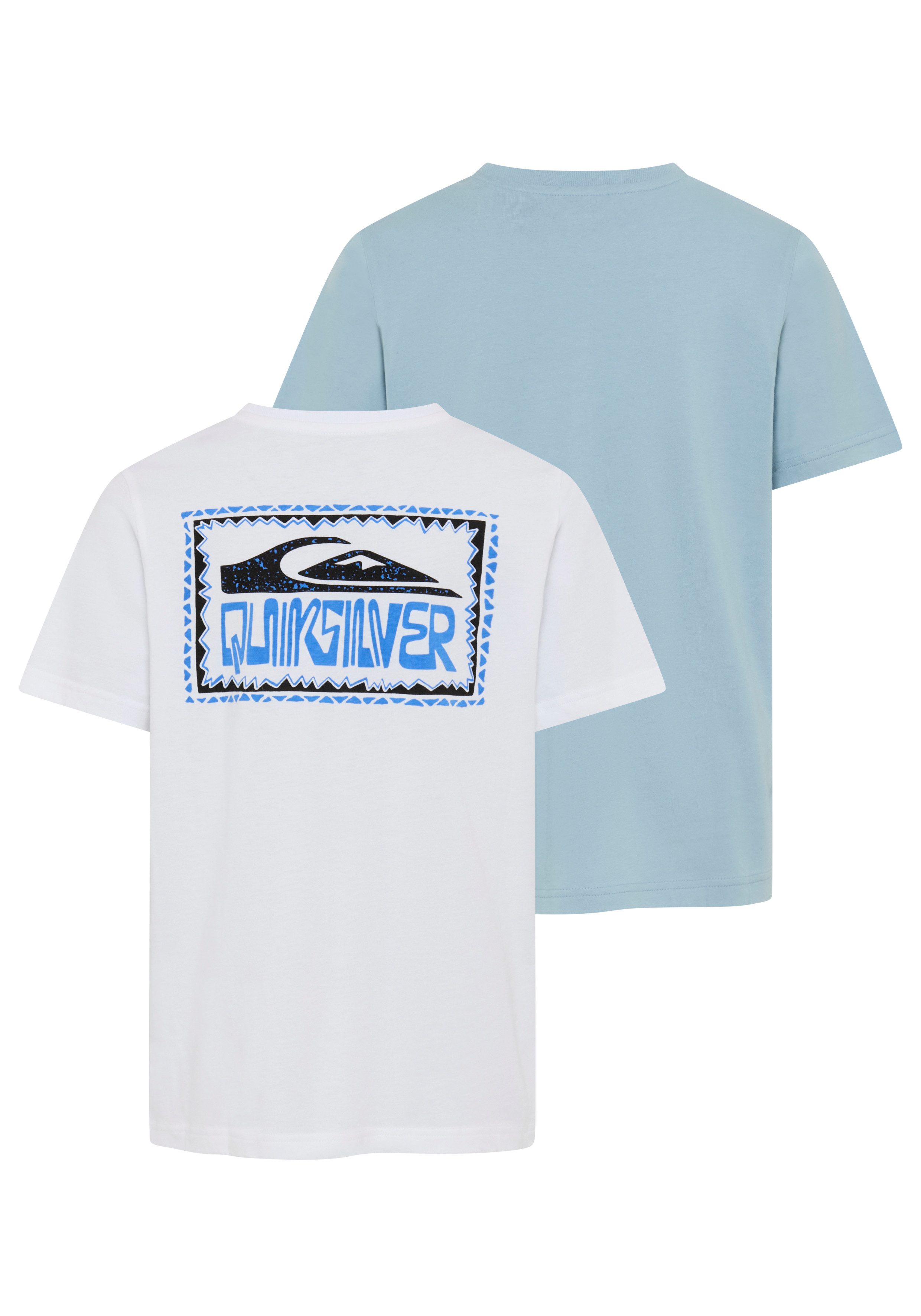 Quiksilver T-Shirt WRAP FRAM CRAZY SESHORT SLEEVE SHORT SLEEVE PAK Y (2-tlg) sportliche Passform, Kurzarm, sportlich, im 2er-Pack, für Kinder – Bild 5 von 5