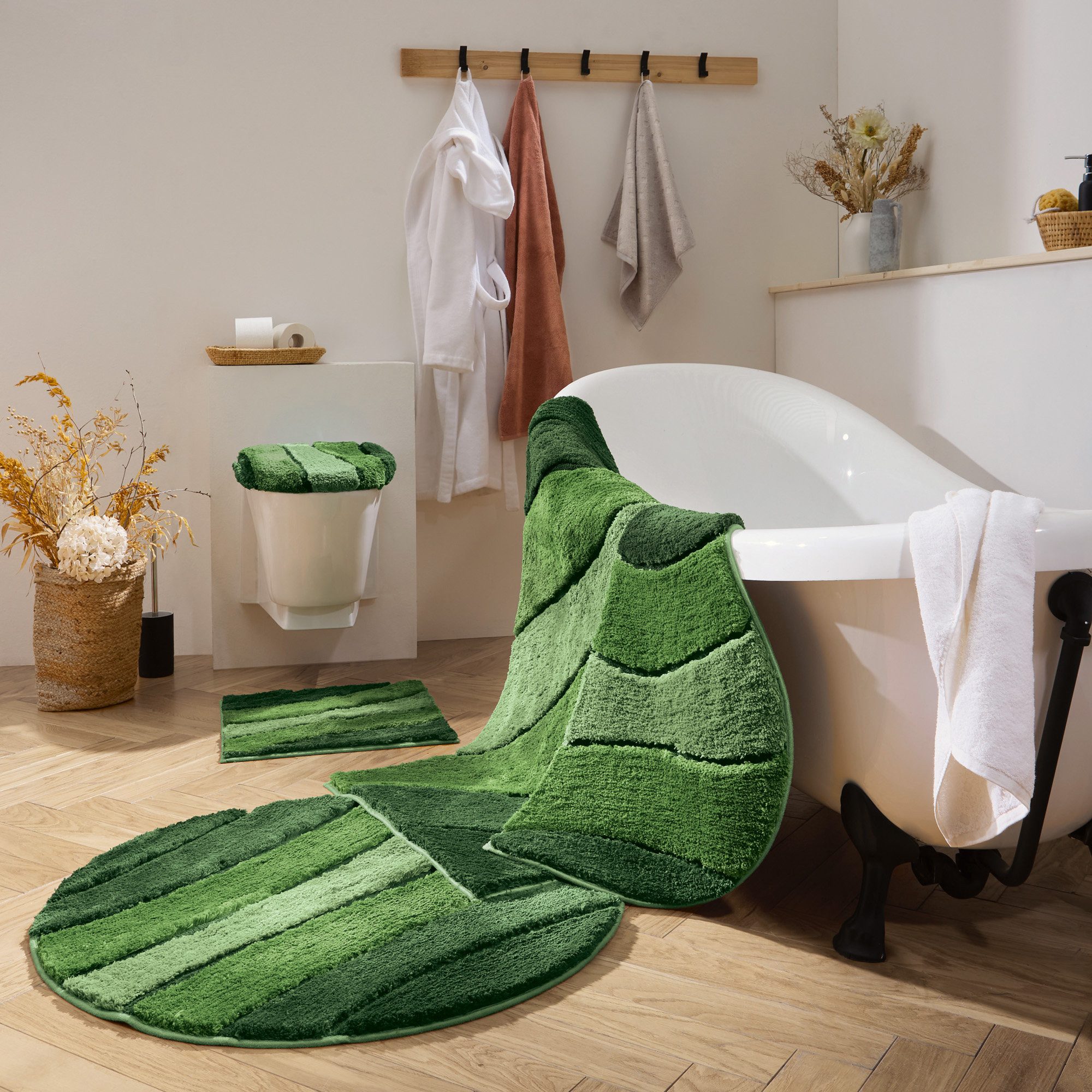 REDBEST Badematte WC-Deckelbezug "Louisville", Höhe 20 mm, Gummizug:, Strei günstig online kaufen