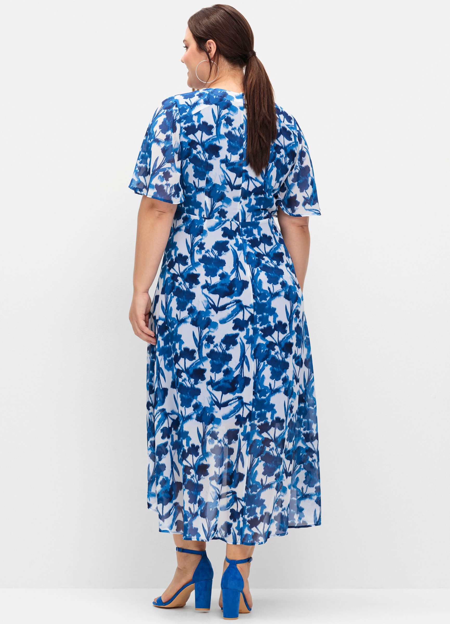 Sheego Etuikleid Chiffonkleid günstig online kaufen