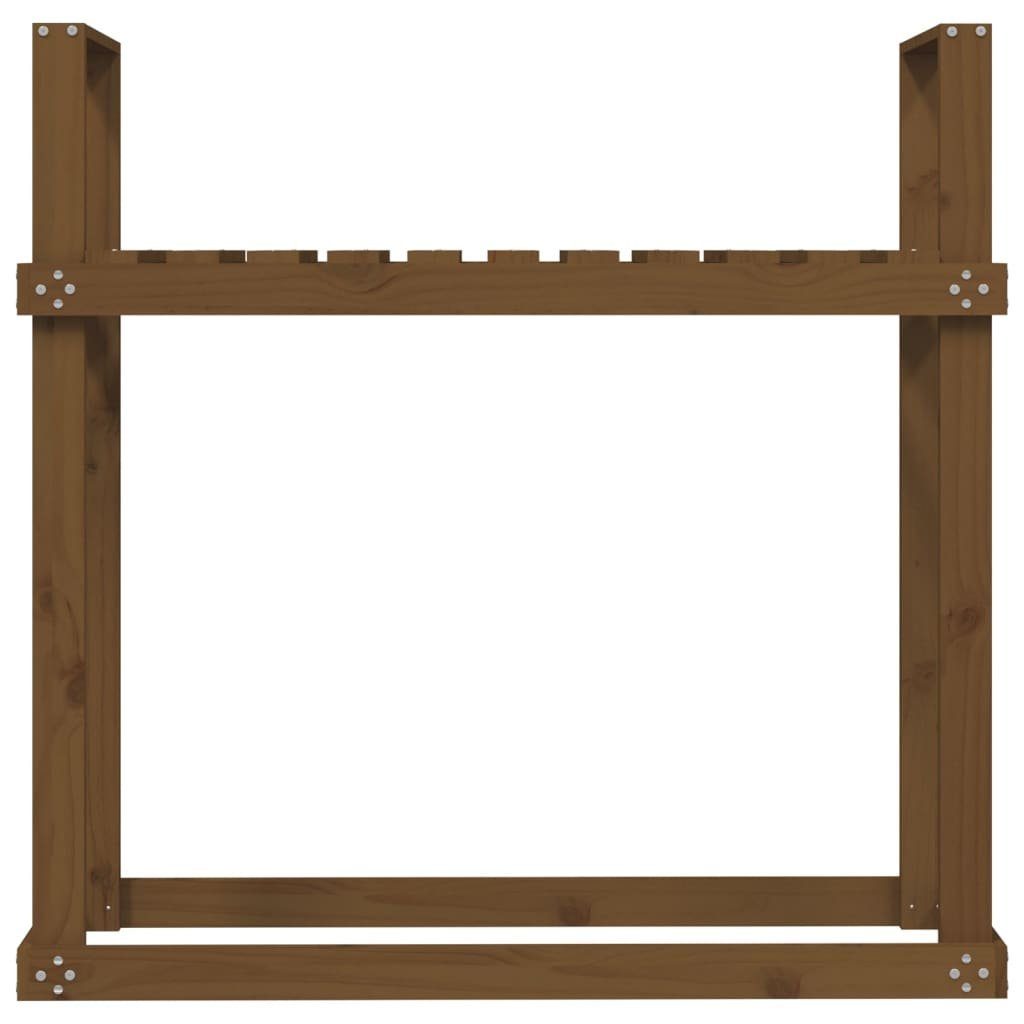 Kaminholzregal cm Honigbraune vidaXL Kiefer, Kiefer Honigbraun 110x35x108,5 Kaminholzregal BxTxH:110x35x108.5 Massivholz cm