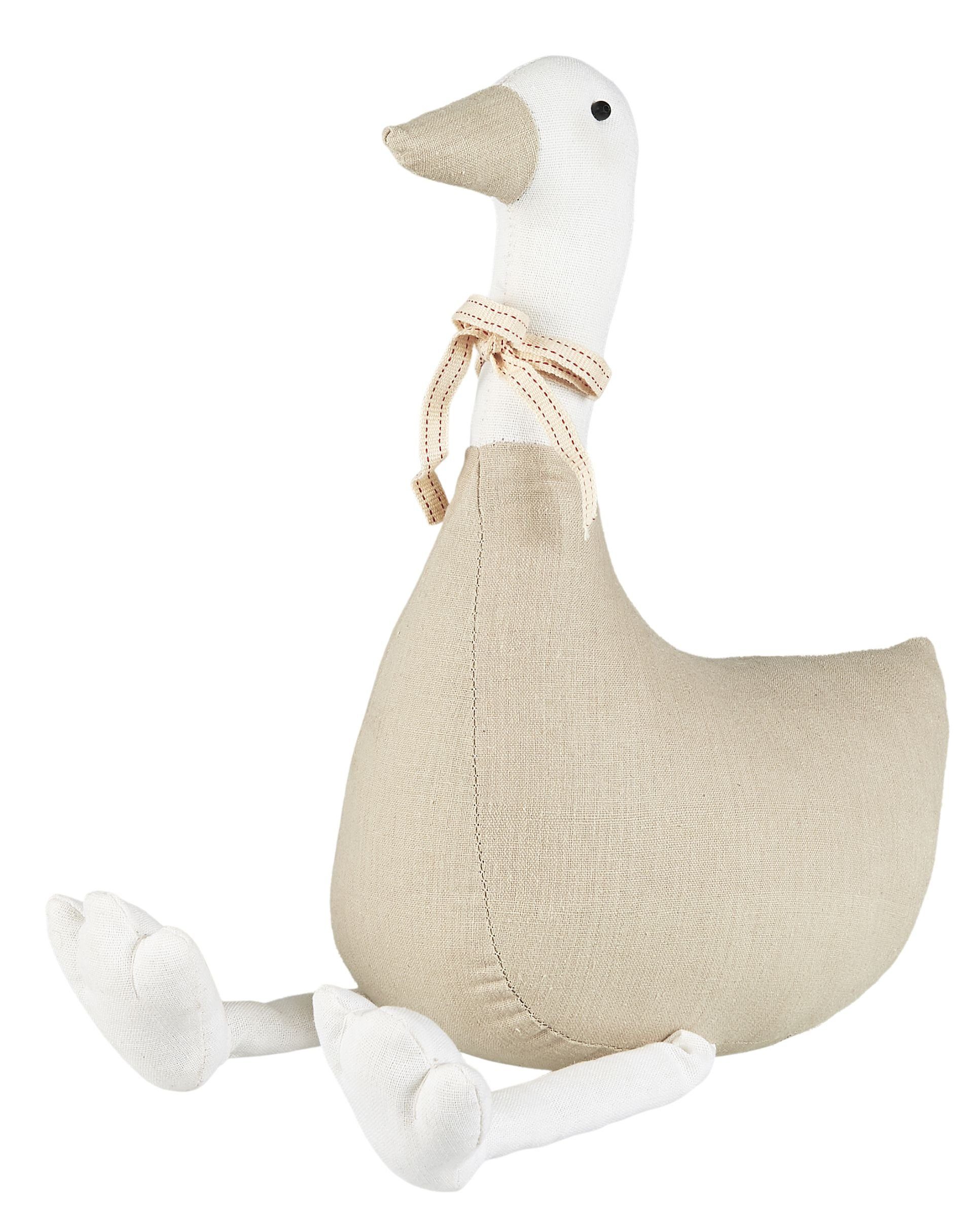 Ib Laursen Weihnachtsfigur Gans Nostalgisch Beige 40cm Weihnachtsdeko Weihnachtsschmuck Ib
