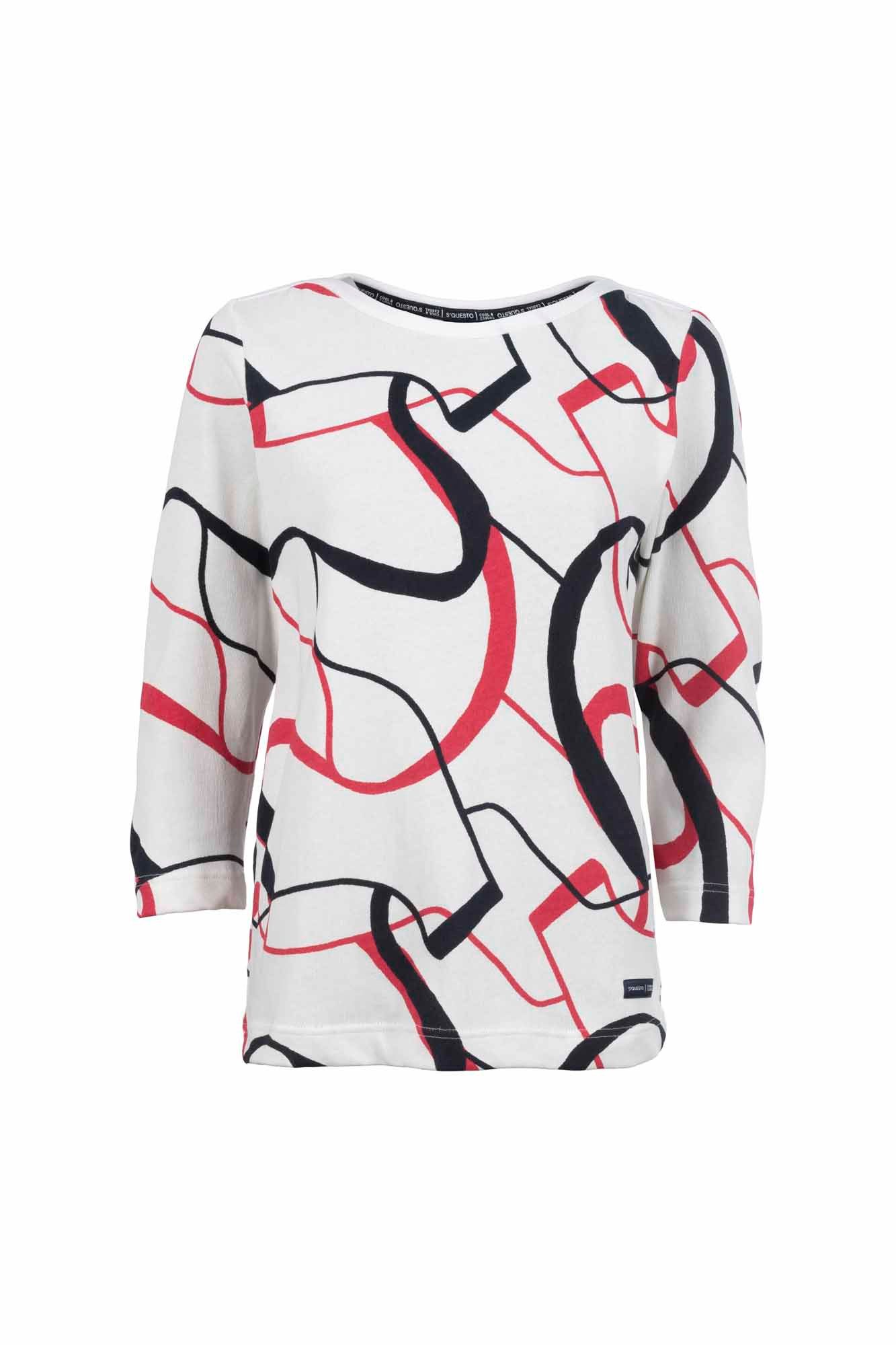 S'questo Kurzarmpullover Strick 3/4