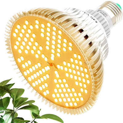 DOPWii Pflanzenlampe 18W Vollspektrum-Pflanzenlampe, E27 Indoor LED Pflanzenleuchten