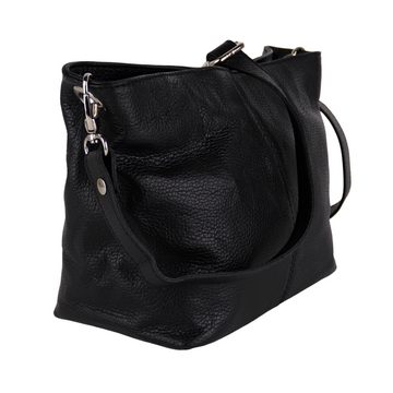 MIRROSI Umhängetasche Damen Crossbody Bag, Echtleder Made In Italy, Mittelgroße Damen Tasche 30x20x13cm